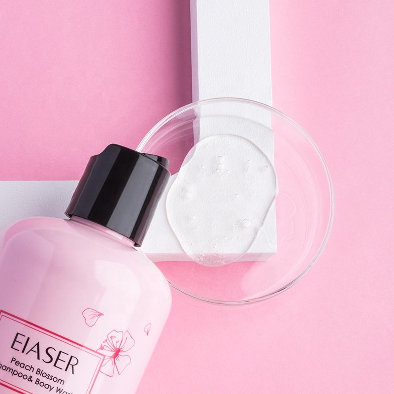 EIASER Balanced Scalp Care Shampoo with Peach Fragrance, Moisturizes and Smooth Hair, Rich Bubble Shampoo & Bath Wash