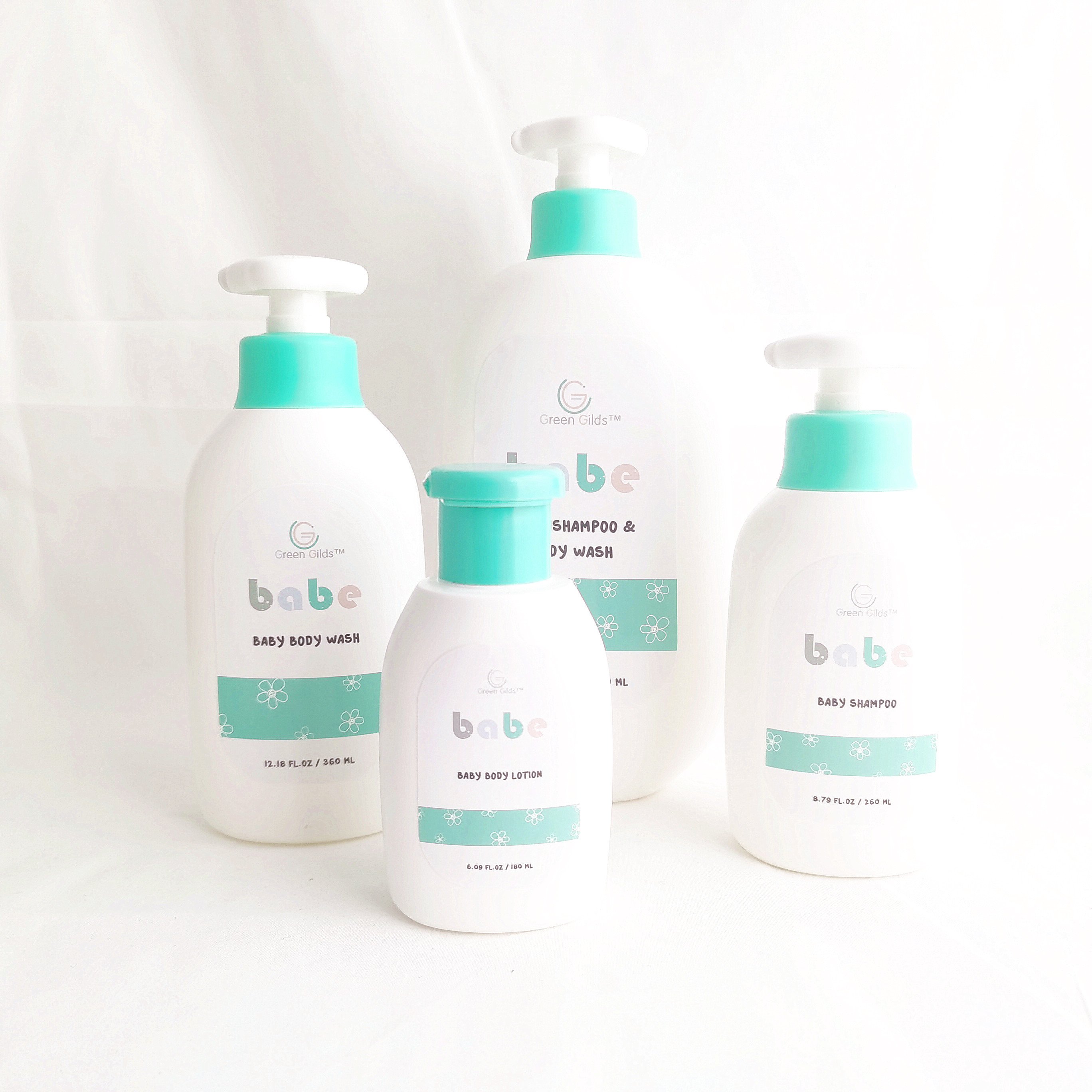 organic herbal natural baby shampoo for kids hair care private label 260ml
