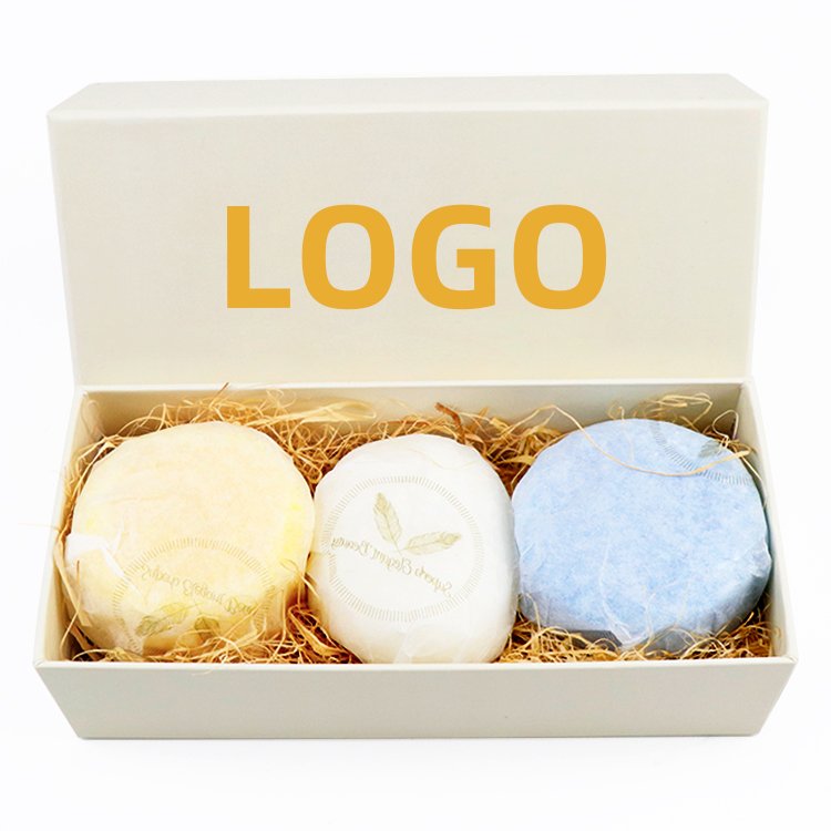 private label organic shampoo and conditioner bar for hair darkening