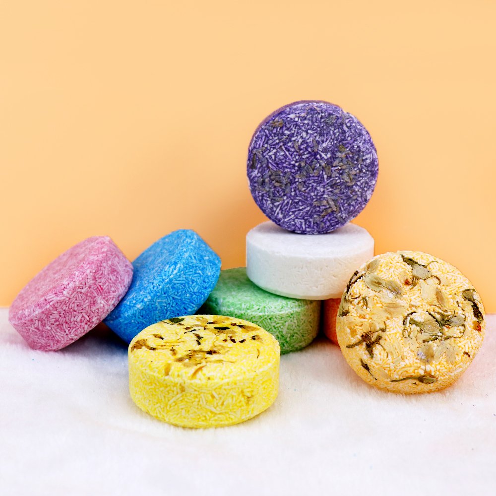 private label organic shampoo and conditioner bar for hair darkening