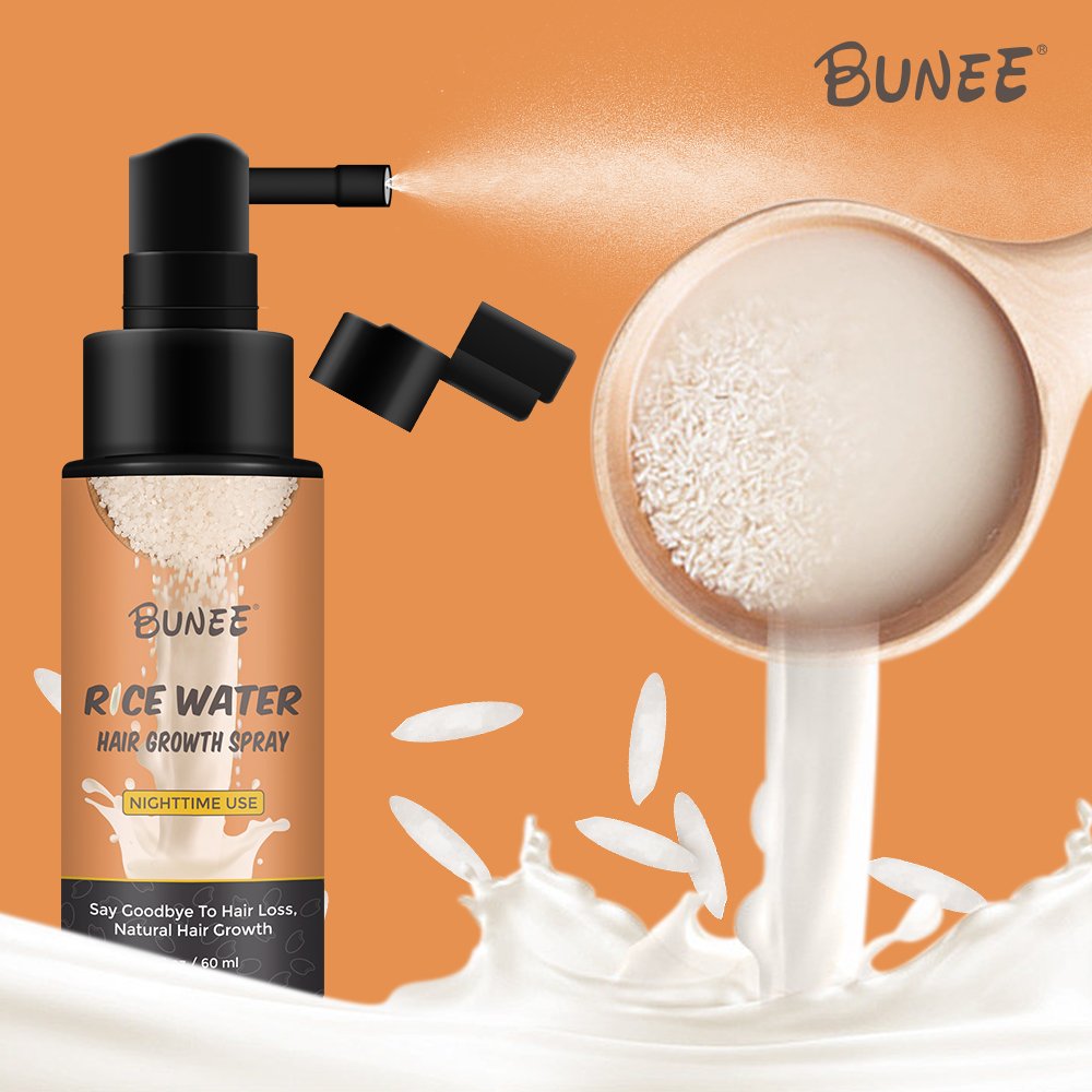 Best Sellers hair regrowth treatments Rice Water Hair Growth Serum Spray essential serum for hair honeysuckle essential oil