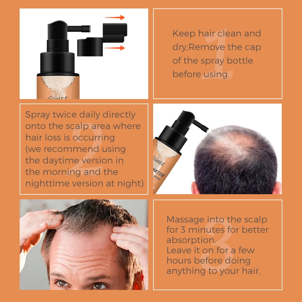 Best Sellers hair regrowth treatments Rice Water Hair Growth Serum Spray essential serum for hair honeysuckle essential oil
