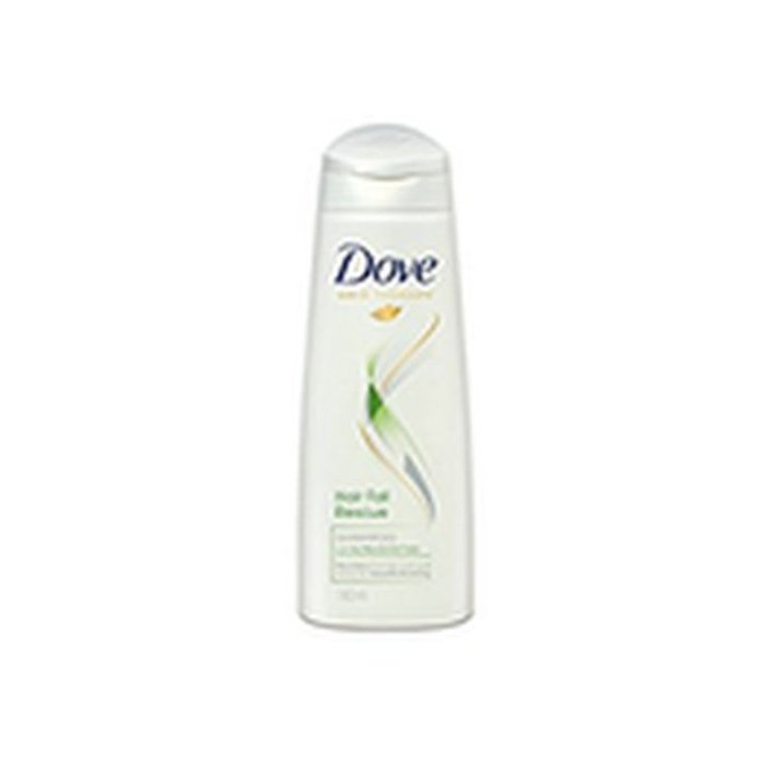 Dove shampoo, nourishing formula for healthier, stronger hair with every wash.
