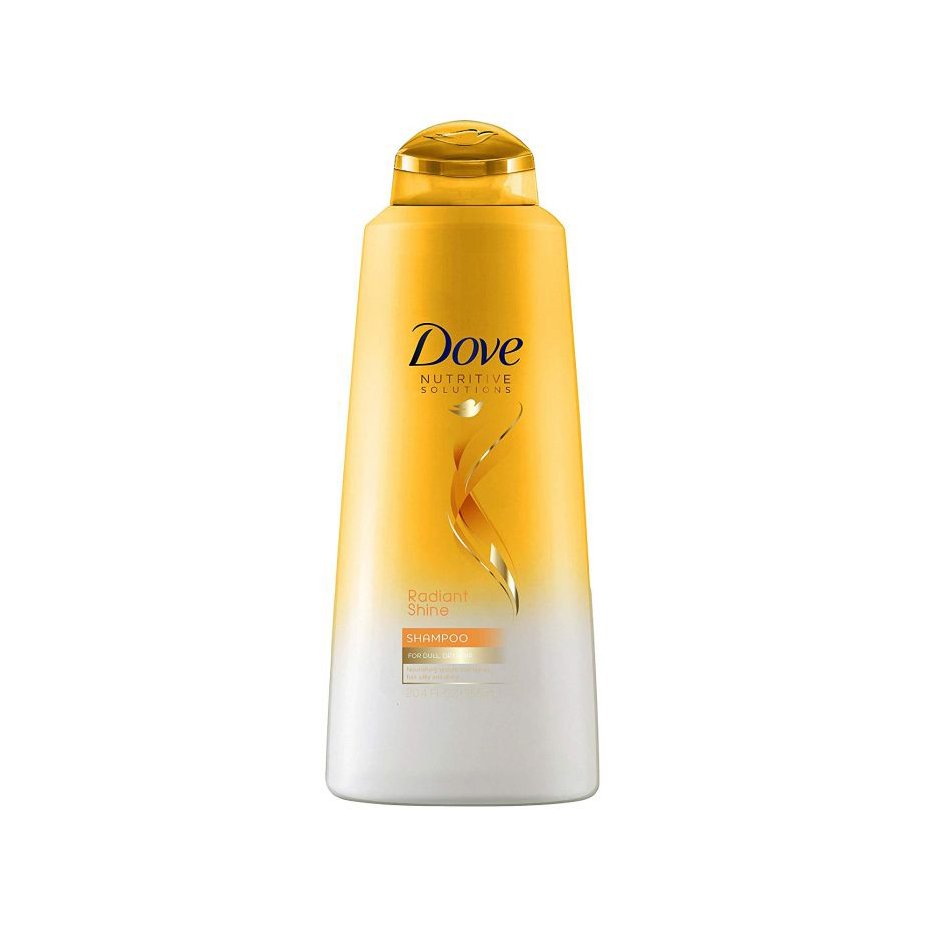 Dove shampoo, nourishing formula for healthier, stronger hair with every wash.
