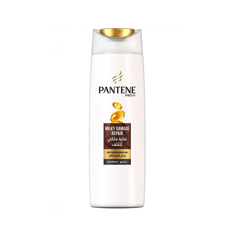Pamper your hair with Pan-tene shampoo, designed for all hair types and needs.