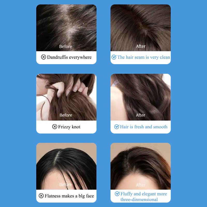 Manufacturer EKBER Blue Copper Peptide Shampoo Improve hair health Refreshing Moisturizing Shampoo For Men and Women