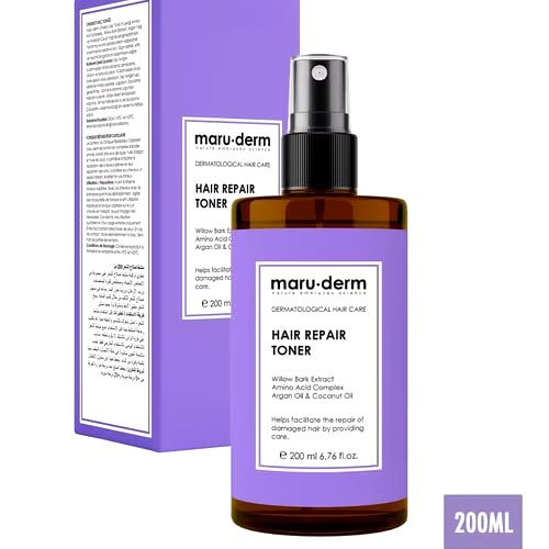 HAIR TONER SLES FREE HAIR REPAIR Willow Bark Extract Amino Acid Complex Argan Oil Coconut oil Hair Tonics 200 ML PRIVATE LABEL