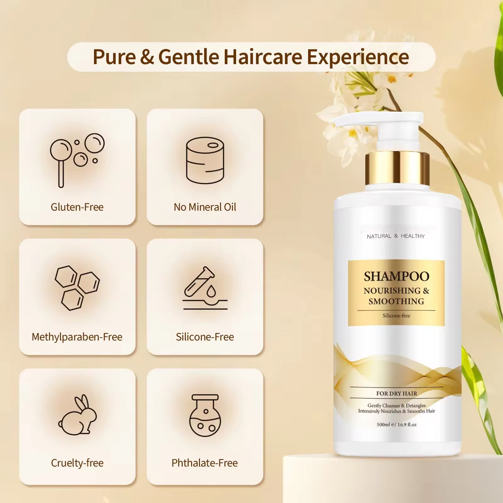 OEM ODM Revitalizing Nourishing Smooth Washing Hair Shampoo