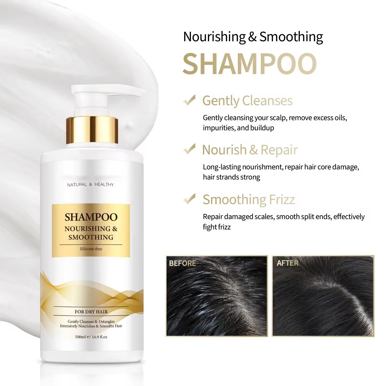 OEM ODM Revitalizing Nourishing Smooth Washing Hair Shampoo