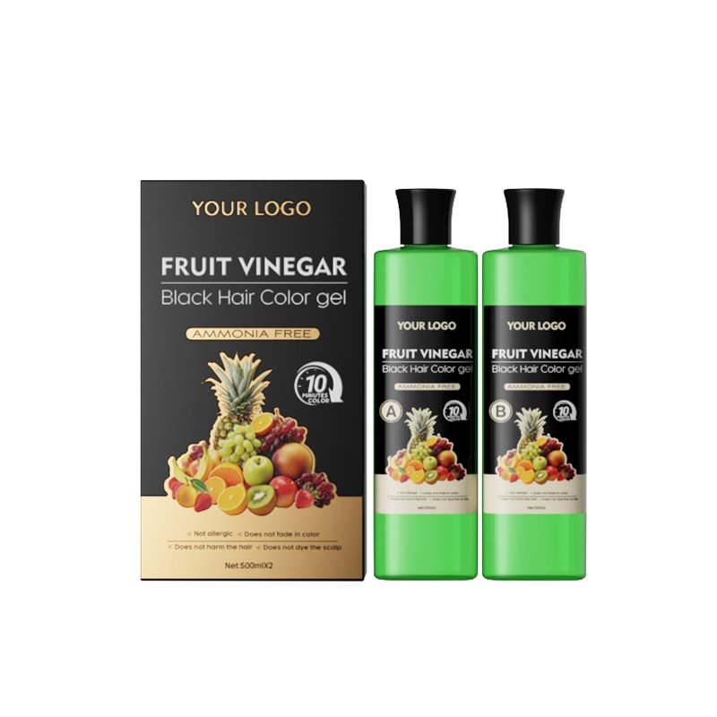 Joynna Oem Natural Herbal Ammonia Free Temporary Vip Fruit Vinegar Hair Color Dye Gel Magic Dark Brown Fast Black Hair Color Gel