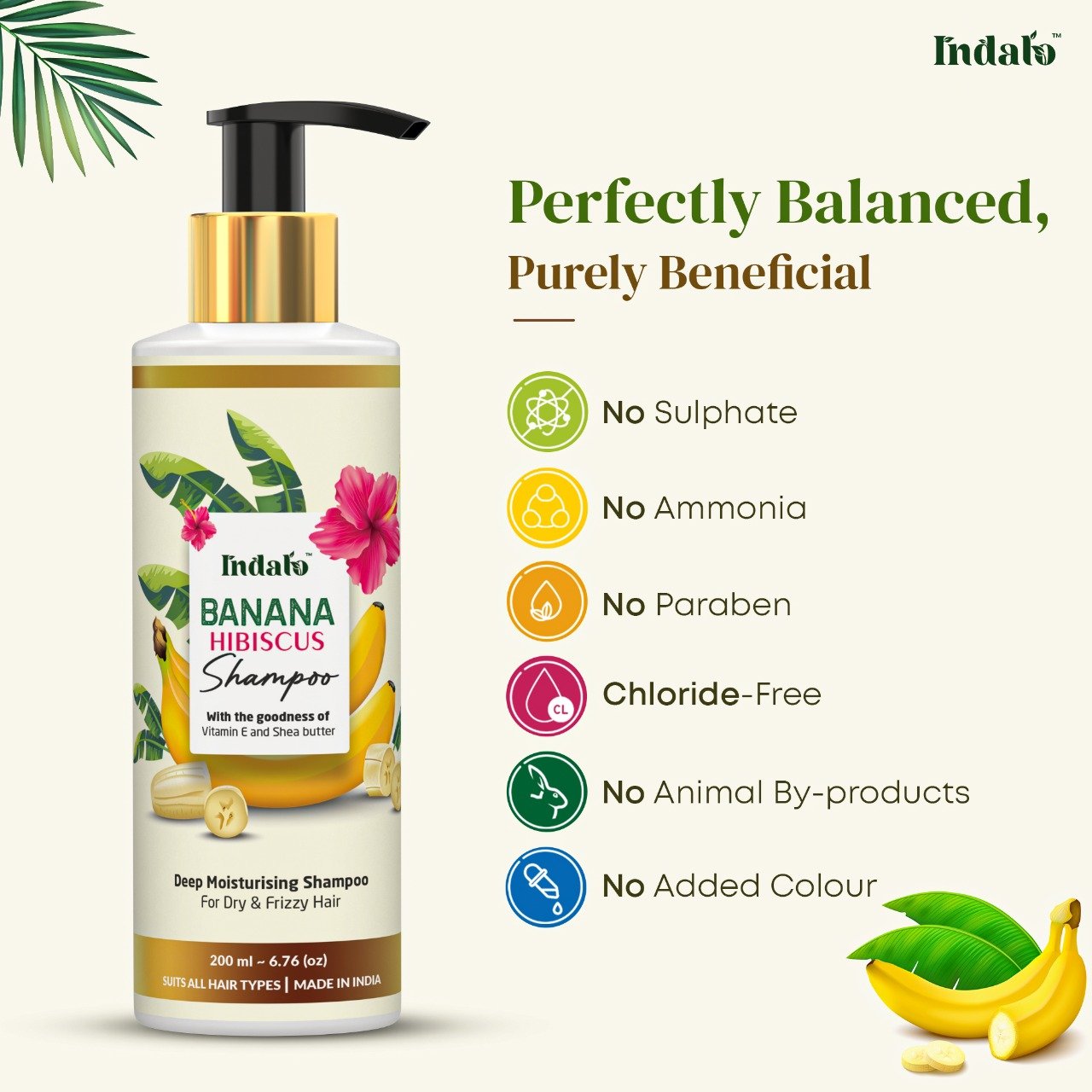 Premium Quality Hibiscus Banana Hair Shampoo Best Selling Products