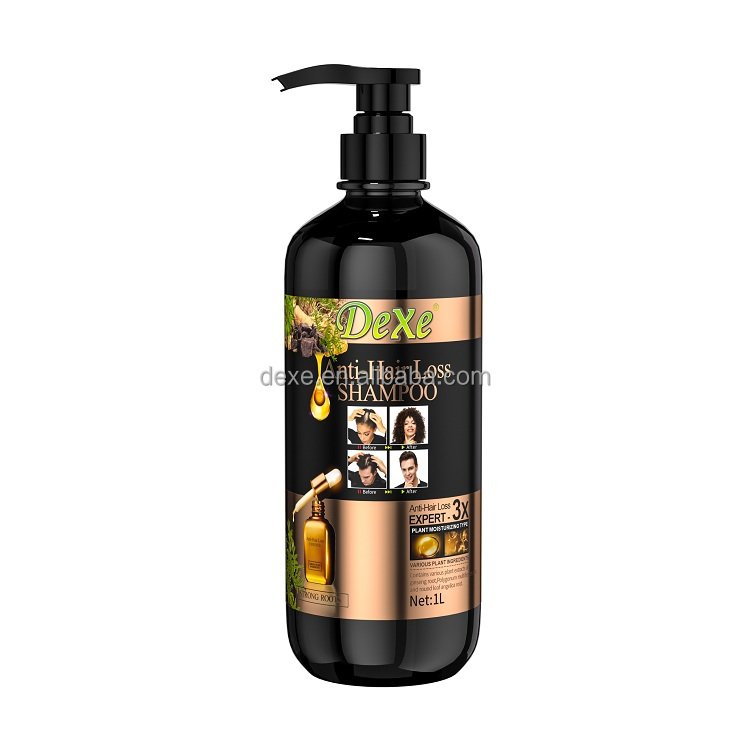 Dexe Private Label Anit-Hair Loss Strengthens Growth Chinese herbal Shampoo Custom private label OEM ODM