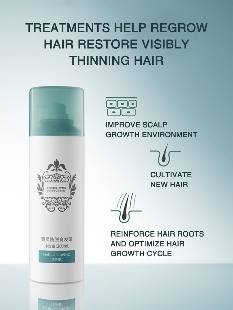 Feeling Professional Pro-Hair Growing Tonic 200ml TCM Ingredients Success Hair Regrowth Chinese Certificate