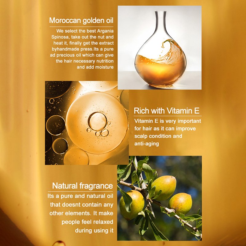 Private Label Organic Argan Oil Shampoo And Conditioner Set Sulfate Free Hair Care Products