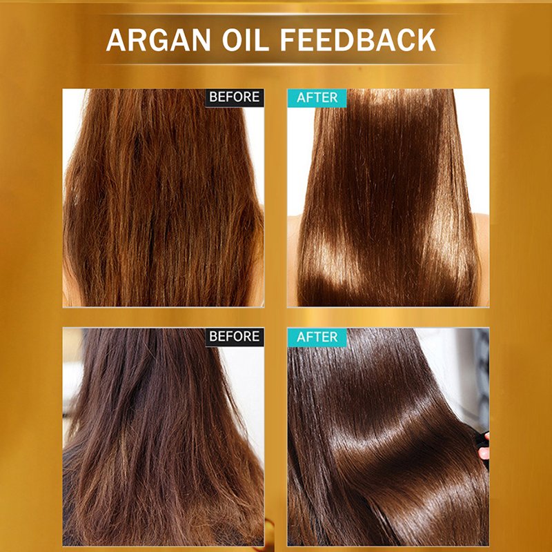 Private Label Organic Argan Oil Shampoo And Conditioner Set Sulfate Free Hair Care Products
