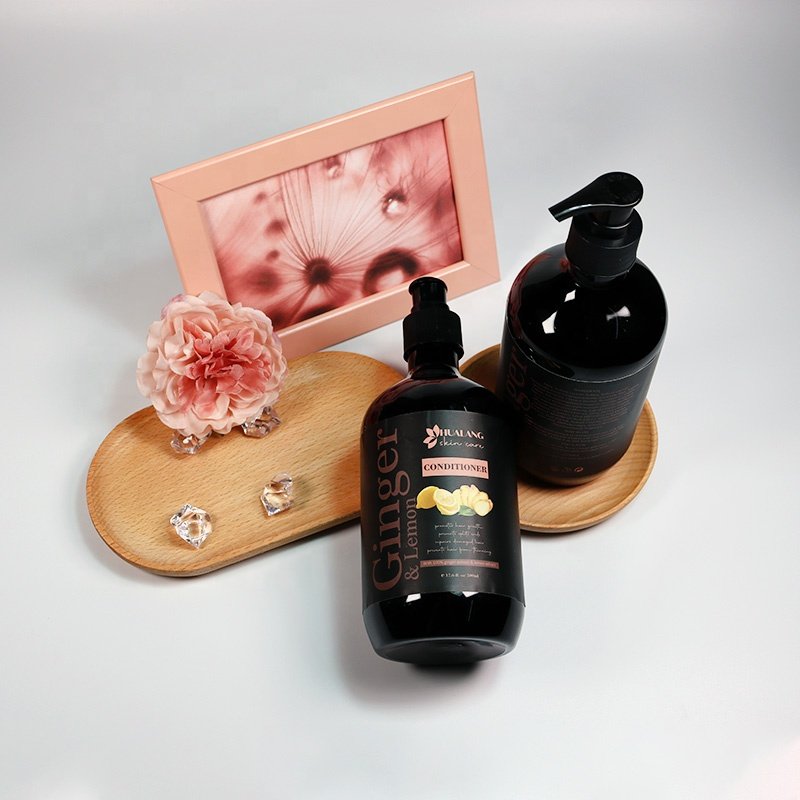 Custom Private Label Wholesale Ginger Oil Shampoo and Conditioner Anti Hair Loss Hair Growth Ginger Hair Conditioner