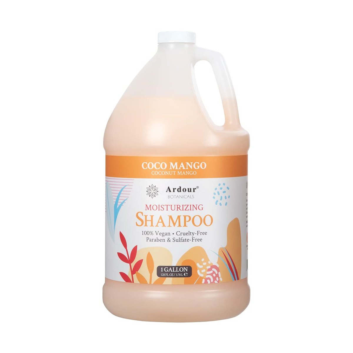 Private Label Herbal Plant Based Coconut Mango Moisturizing Cleansing Scalp Nourishing Hair Care Natural Organic Hair Shampoo
