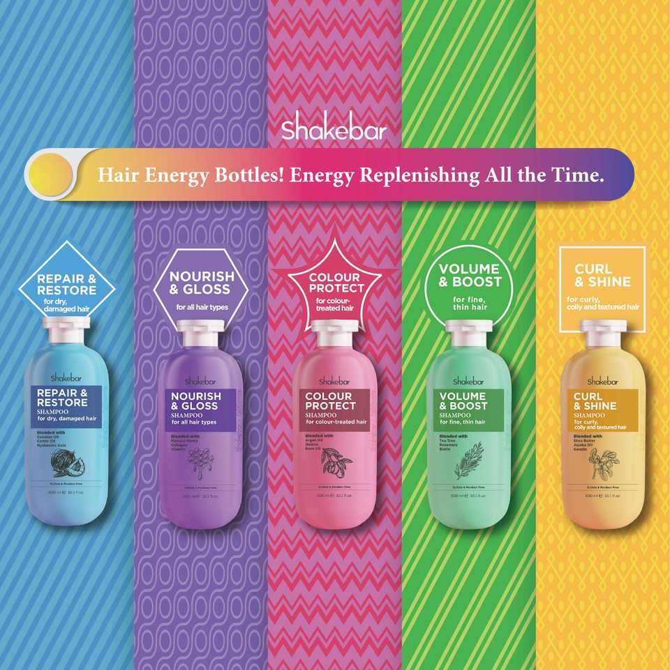 Private Label Shakebar Collagen and Keratin Shampoo and Conditioner Natural Sulfate Free Moisturizing Collagen Hair Shampoo
