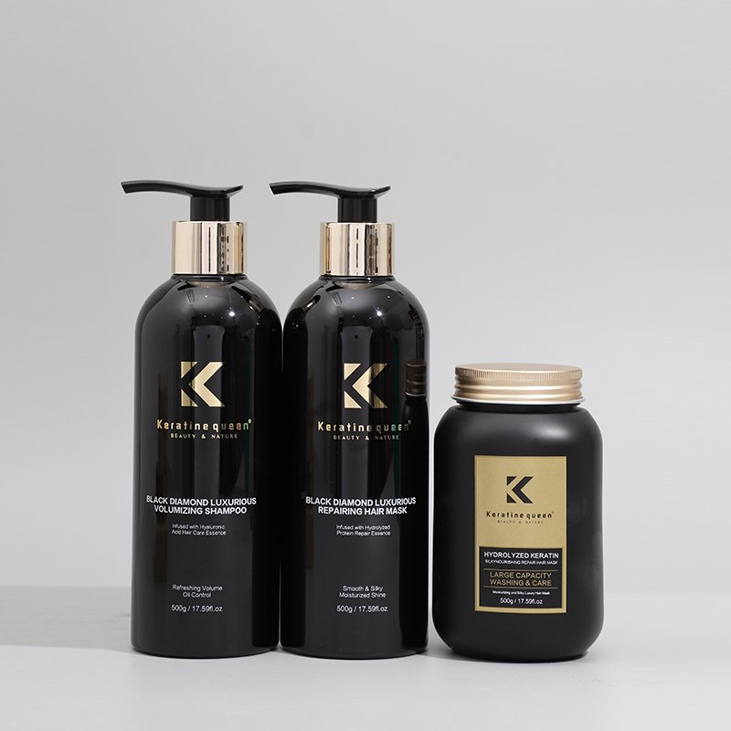 Black Gold Colour Hydrolyzed Protein Hair Care Set Refreshing Oil Control Shampoo