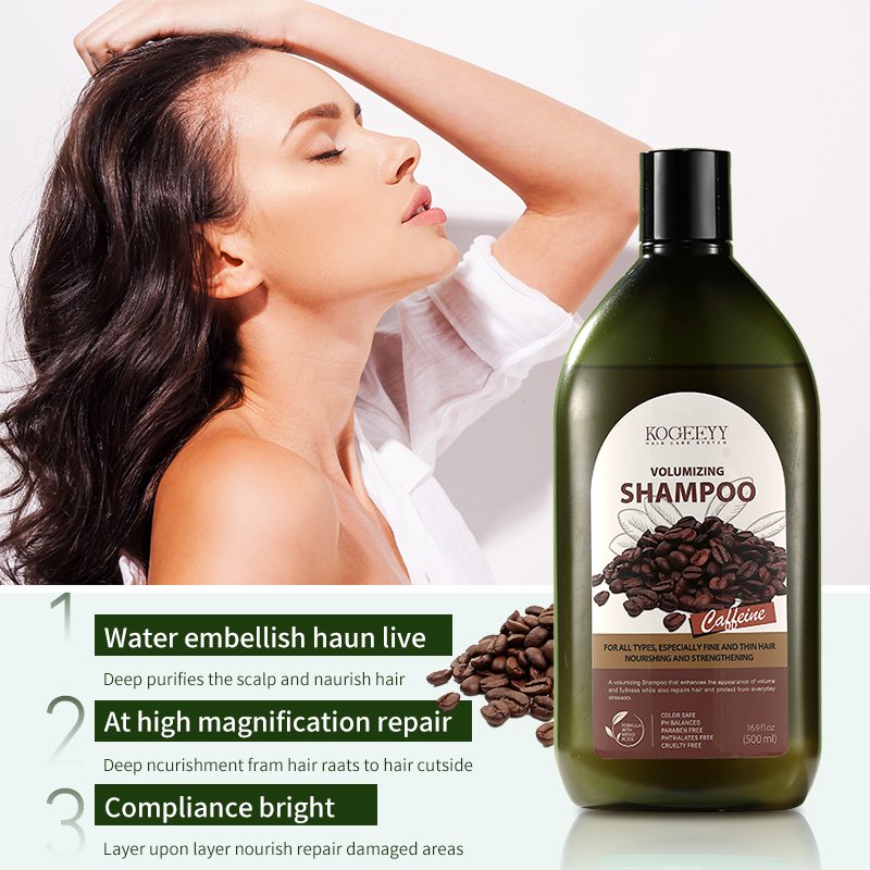 Wholesale Sulfate Free Caffeine Shampoo And Conditioner For Hair Loss Nourishing Refreshing Oil Control Caffeine Shampoo