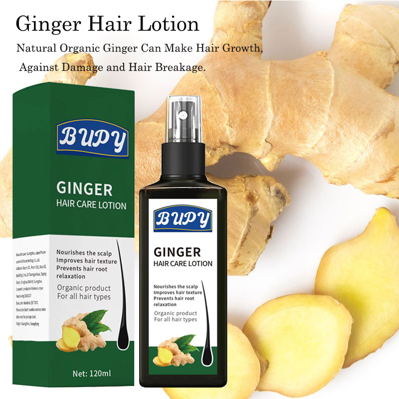 Ginger Fast Growth Spray Scalp Serum Biotin Hair Regrowth Tonics Anti Hair Loss Treatment Hair Lotion Spray For Men