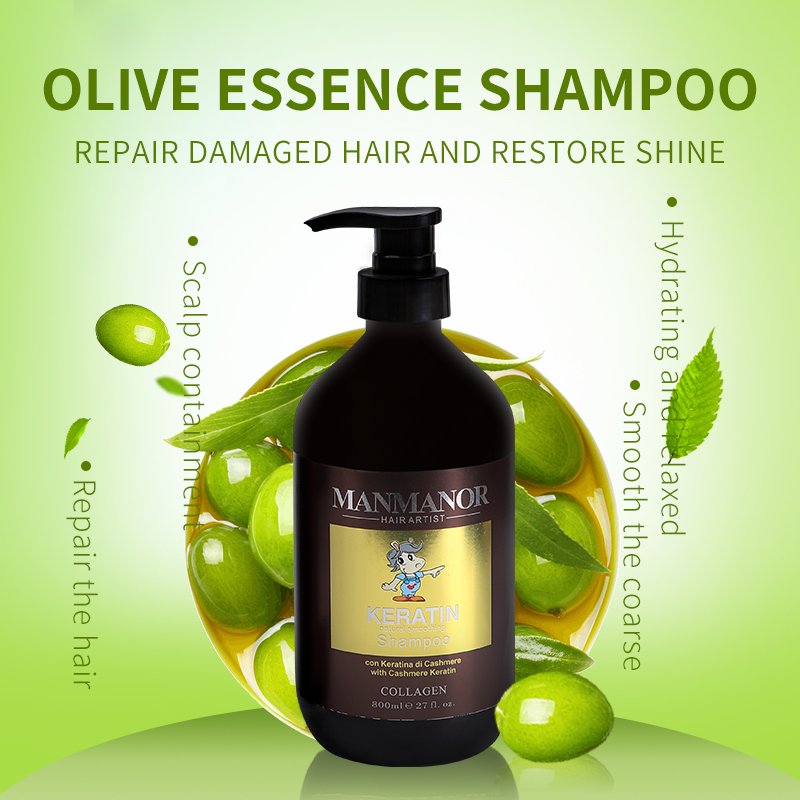 Hot sell new product professional Olives hair growth shampoo for women hair fall treatment shampoo