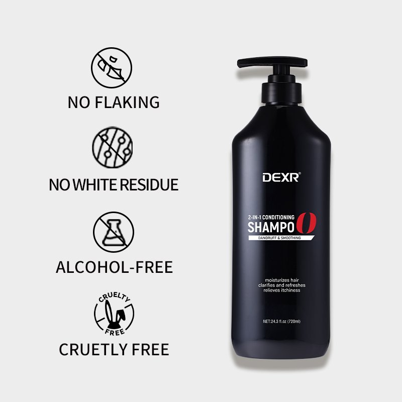 Customized Private Label Natural Silk Protein Smoothing Hair Care & Wash 2-In-1 Dandruff Anti Itch Hair Shampoo