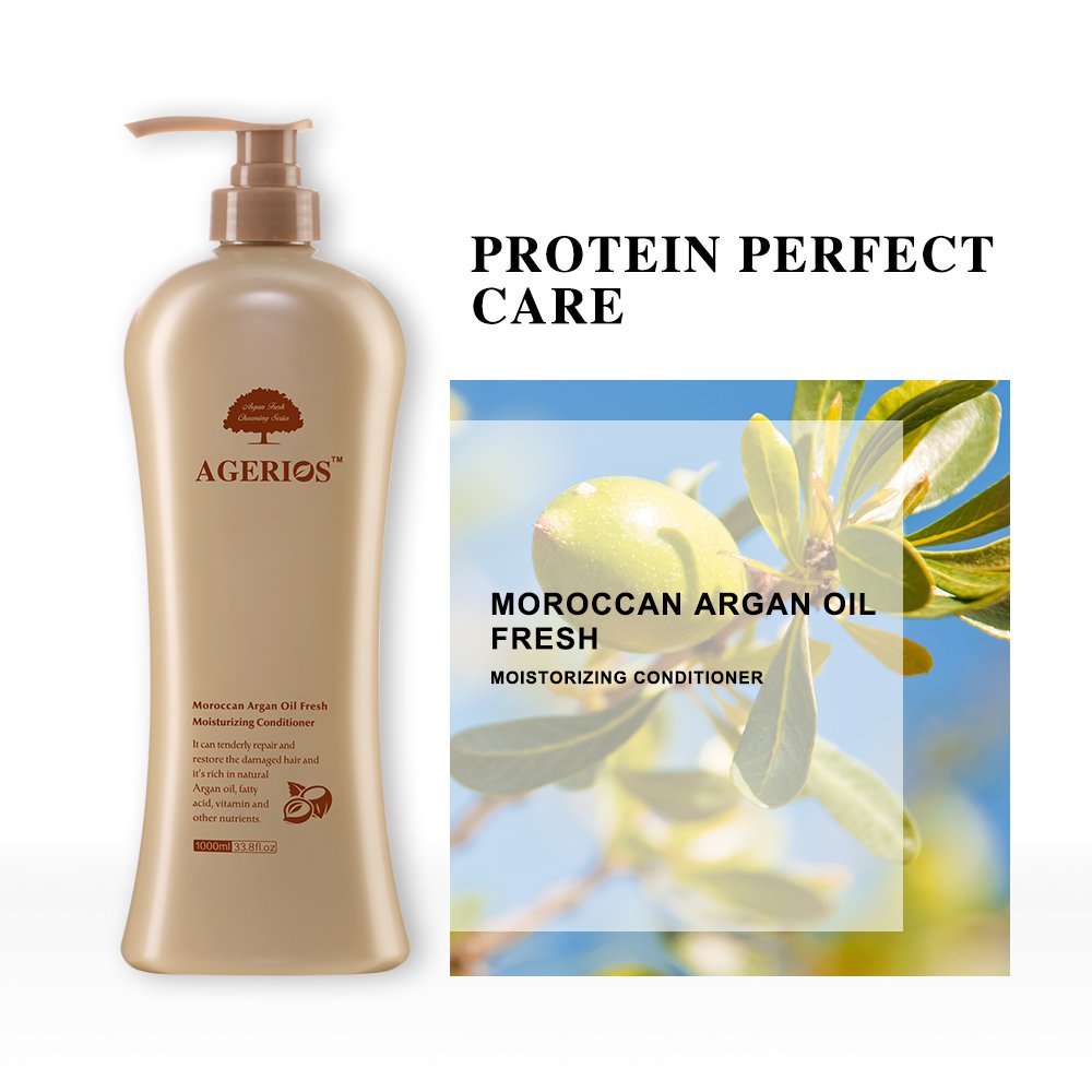 Wholesale Private Label Anti-dandruff Herbal Natural Moroccan Argan Oil Hair Shampoo and Conditioner