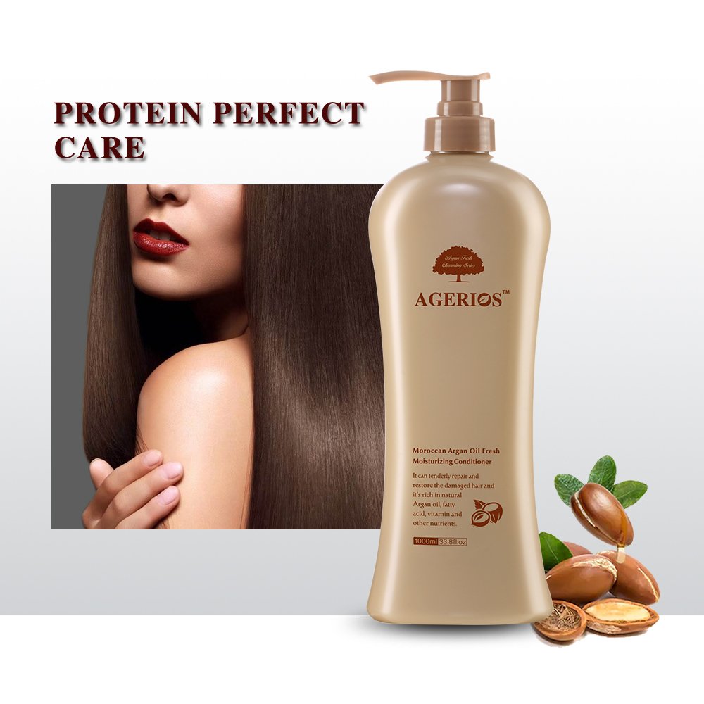 Wholesale Private Label Anti-dandruff Herbal Natural Moroccan Argan Oil Hair Shampoo and Conditioner