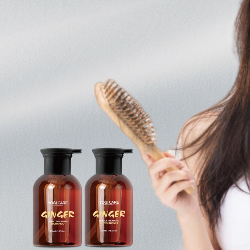 Private Label 250ml*2 Ginger Daily Moisturizing Hair-Loss Prevention Shampoo & Conditioner Set