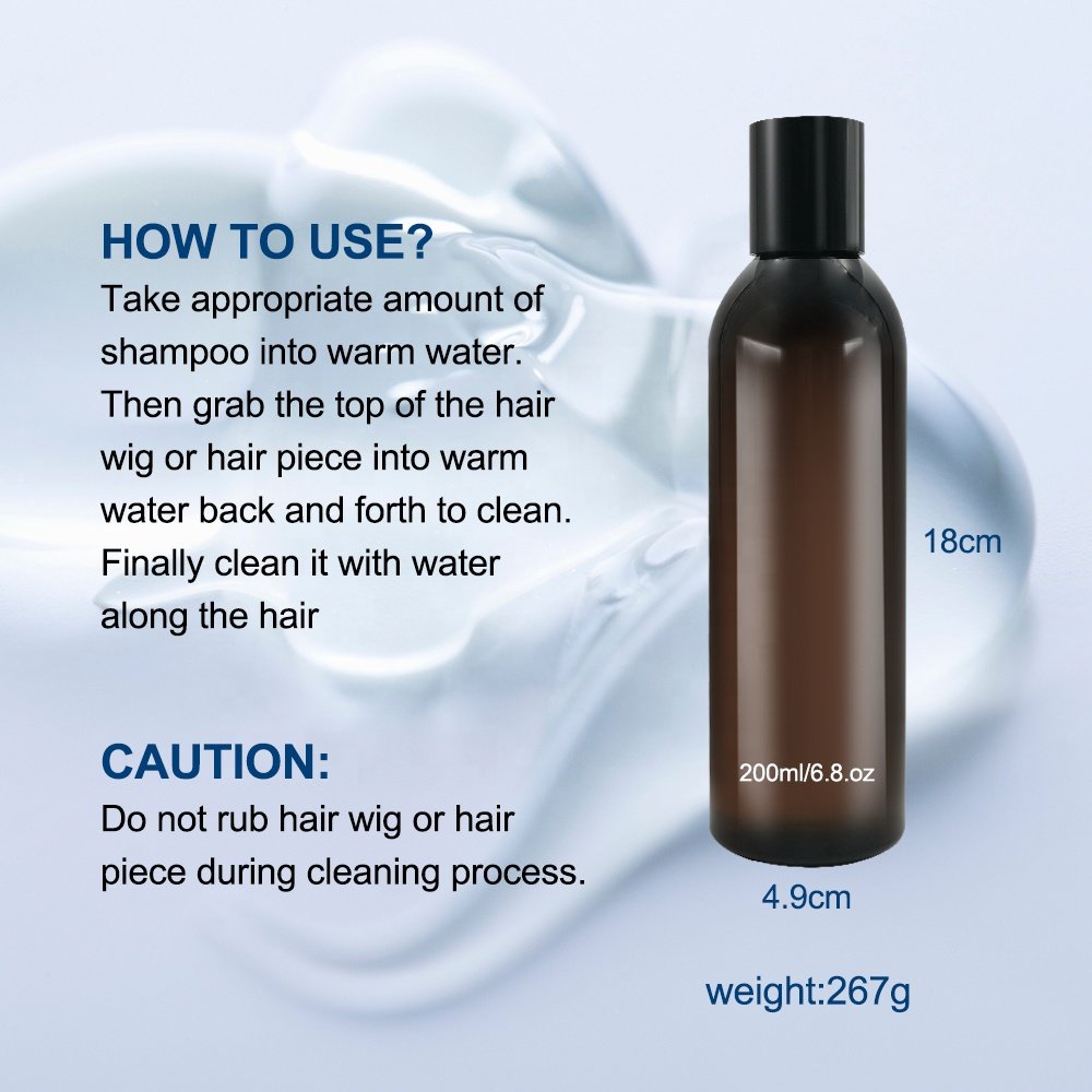Custom Logo professional Wig care treatment Hair Smooth Silky Conditioner Hydrating Deep cleansing Hair Shampoo for Wigs