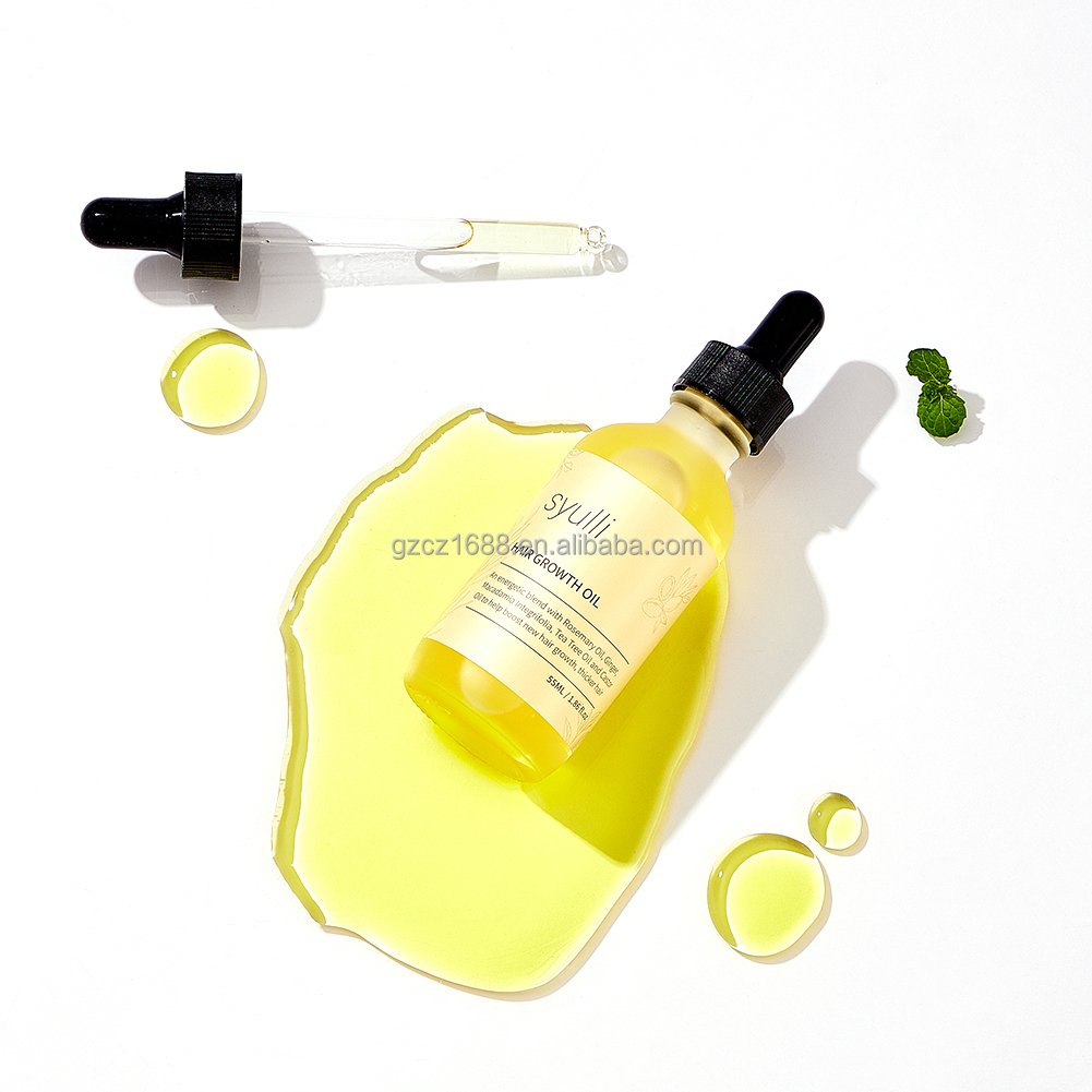 Hot Selling Natural Organic Formula Rosemary Castor Oil Scalp Elixirs Hair Serum Loss Treatment Hair Growth Oil
