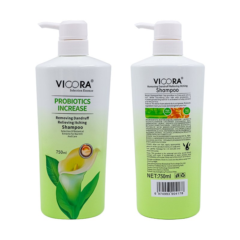 Private Label Probiotic Conditioner Smooth and Nourishing Hair Anti-Dandruff Plant Essence Shampoo for Home Use