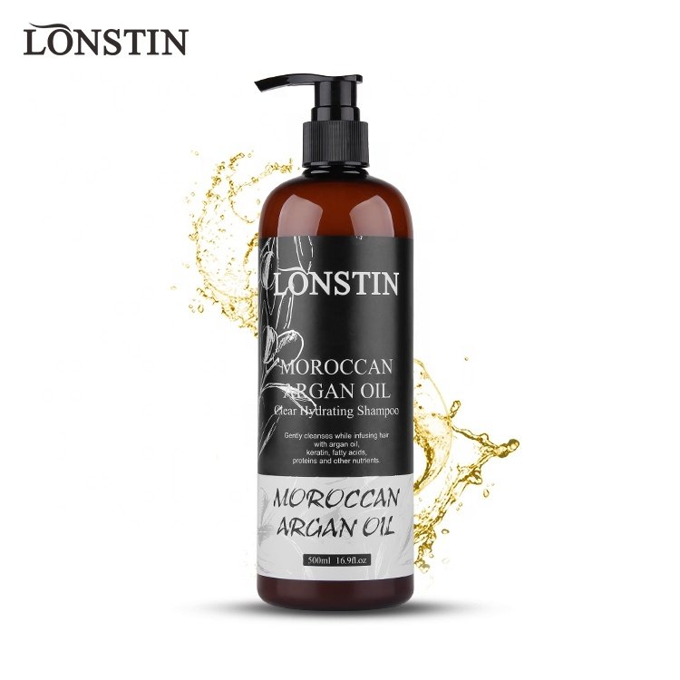 Professional Wholesale Frizz control Hair Care Products Argan Oil Bulk Morocco Shampoo for Dry fine curly hair