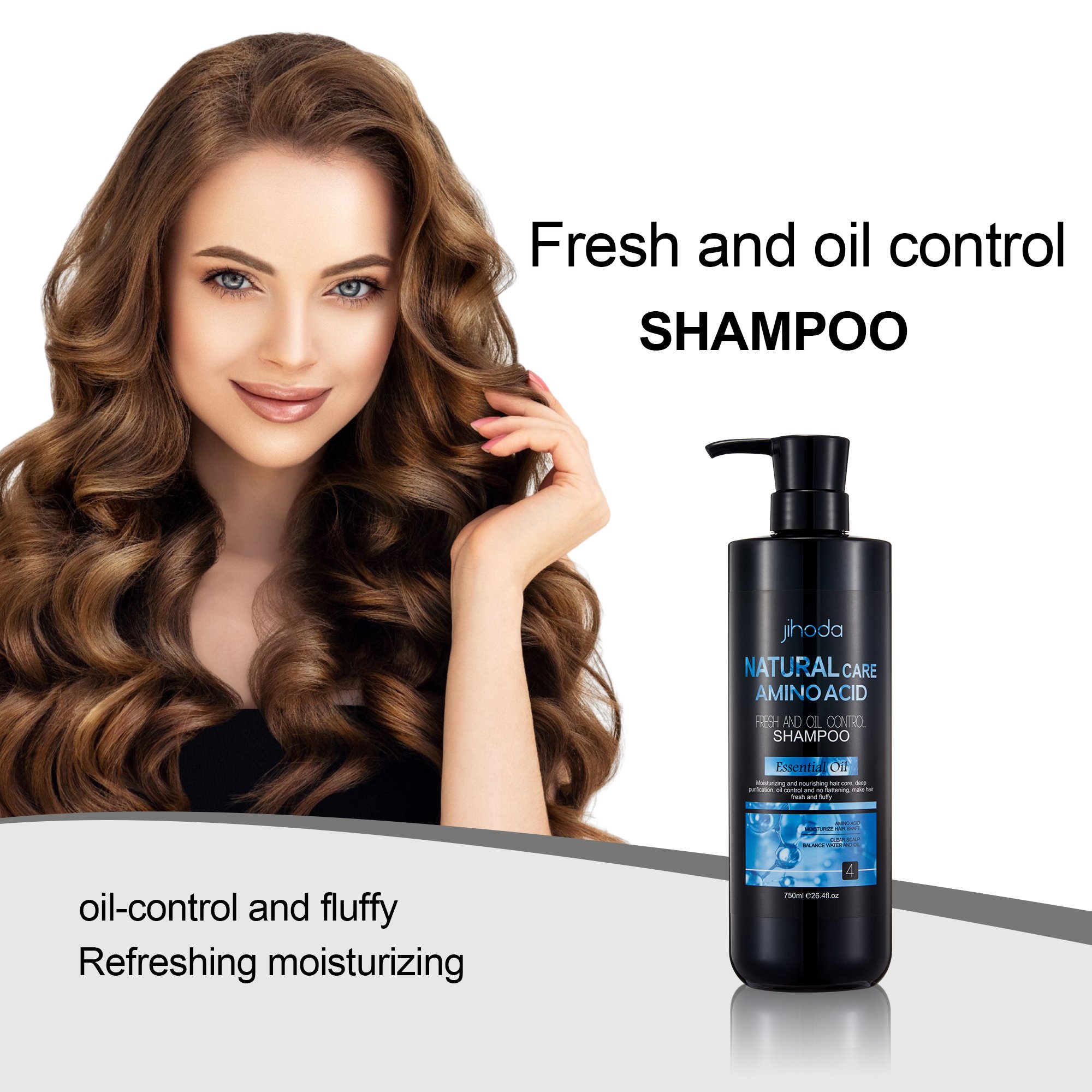 Private Label Wholesale Keratin Shampoo &Conditioner for Care for Scalp Care Repairs Dryness Make Hair Shiny and Smooth