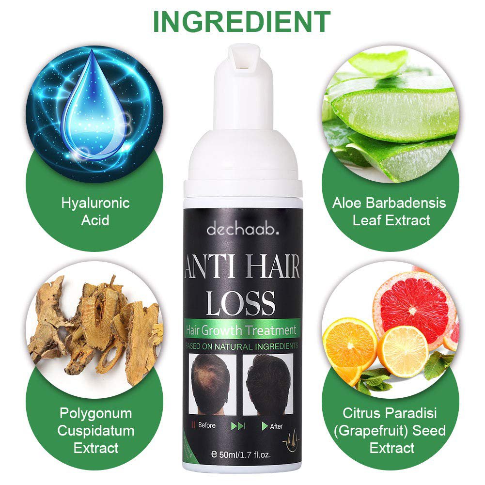 Private Label Hair Loss Hair Growth Foam Treatment For Men