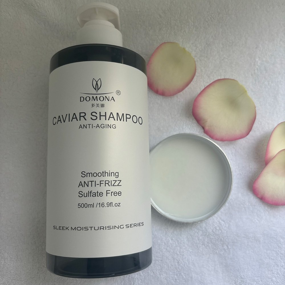 Pure Plant Caviar Oil Protein Anti-aging Shampoo Densifying Conditioner For Hair Curl Men Brazilian