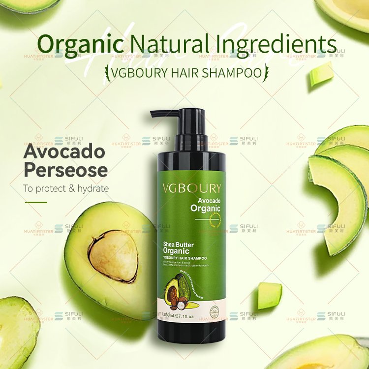sifuli huati Organic Avocado Argan Oil Keratin Collagen Hair Care Products Moroccan Oil Shampoo and Conditioner