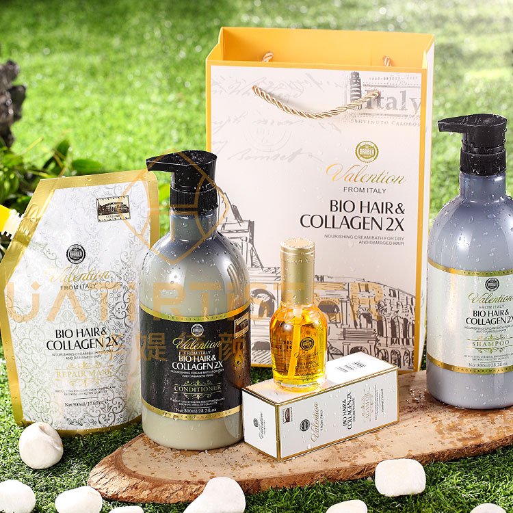 Huati Sifuli valen tion 800ml Silk Private Label Bio Hair Care collagen scalp Treatment Hair Shampoo and Conditioner