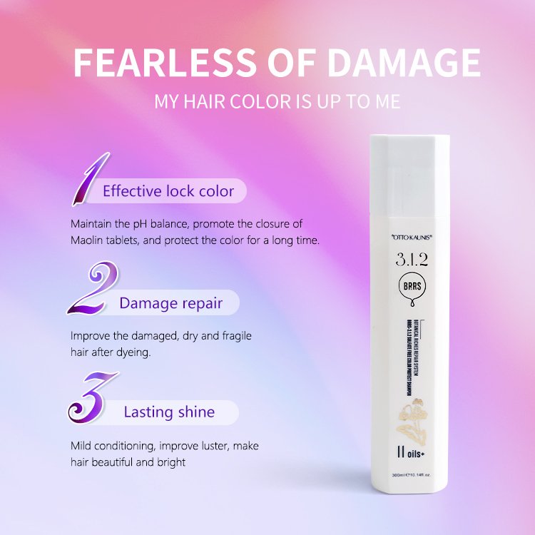 OTTO KAUNIS Botanical Riches Repairing System Sulfate Free Gentle Wash Hair Shampoo for Color Treated Hair