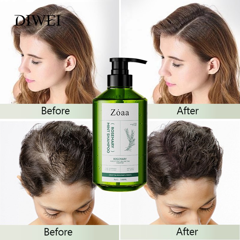 DIWEI Private label rosemary oil shampoo biotin sulfate free organic natural vegan hair growth shampoo and conditioner set