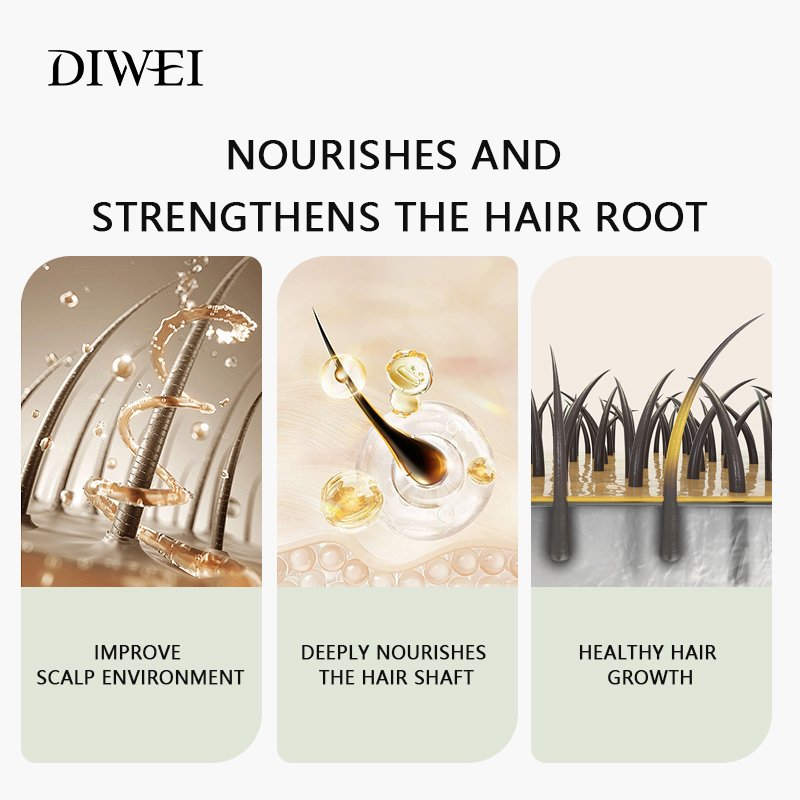 DIWEI Private label rosemary oil shampoo biotin sulfate free organic natural vegan hair growth shampoo and conditioner set