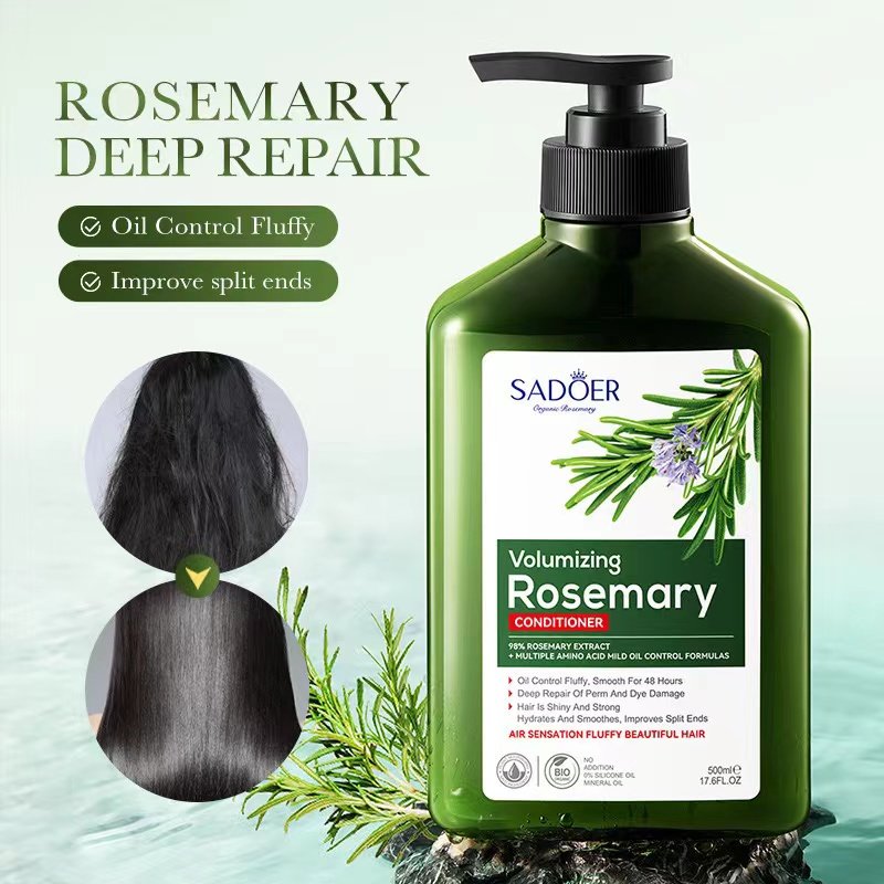 Private Label Moisturizing Rosemary Shampoo for Hair Growth Nourishing Anti-Hair Loss Formula with Fluffy Ingredients