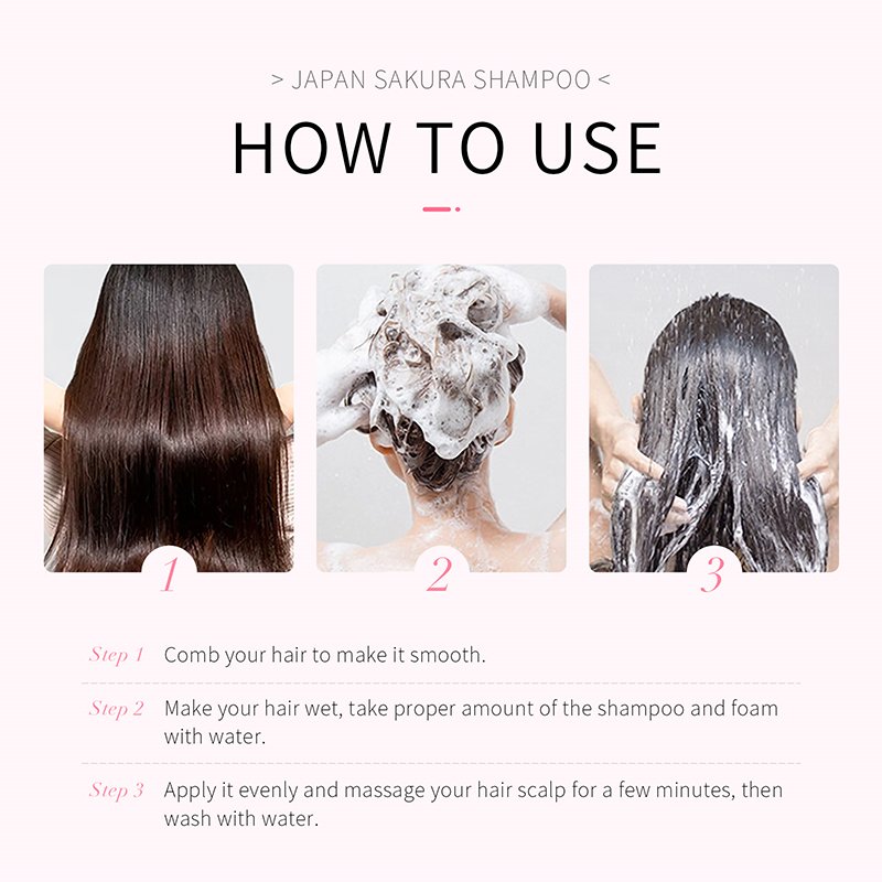 Professional OEM Processing Herbal and Floral Shampoo Moisturizing Hair and Improving Dryness with Long-Lasting Aroma
