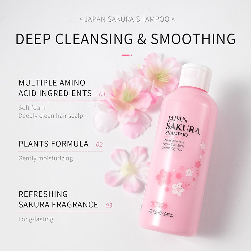 Professional OEM Processing Herbal and Floral Shampoo Moisturizing Hair and Improving Dryness with Long-Lasting Aroma