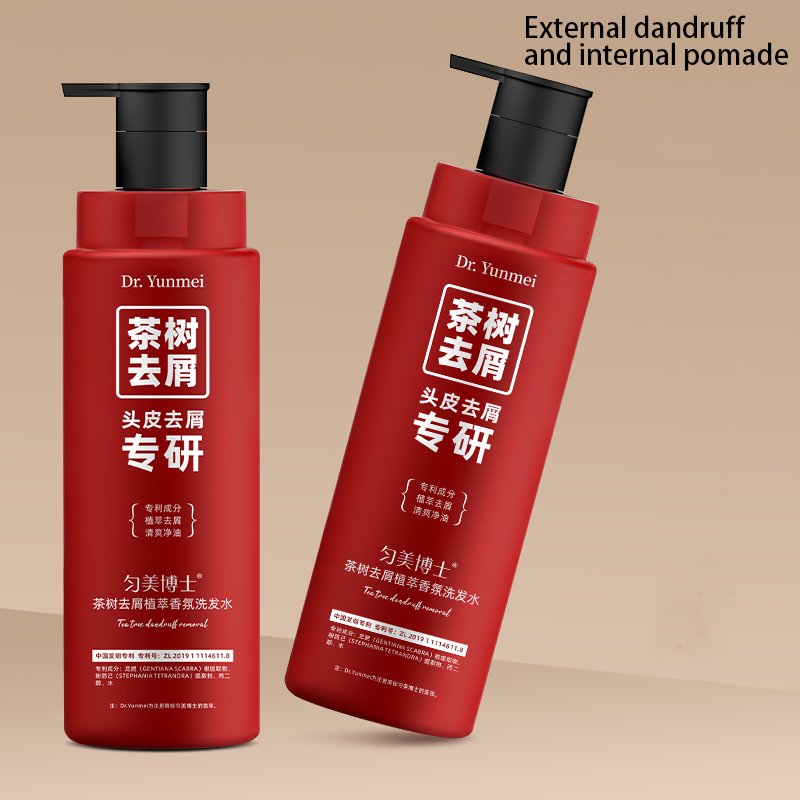 Premium Anti-Dandruff Shampoo Refreshing and clean Tea Tree Anti-Dandruff Botanical Fragrance Shampoo