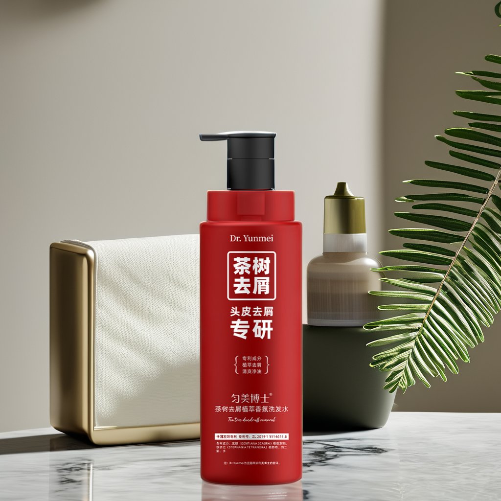 Premium Anti-Dandruff Shampoo Refreshing and clean Tea Tree Anti-Dandruff Botanical Fragrance Shampoo