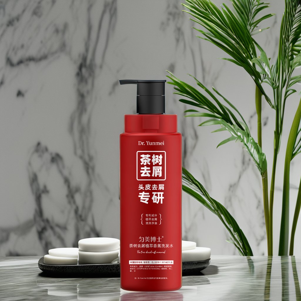 Premium Anti-Dandruff Shampoo Refreshing and clean Tea Tree Anti-Dandruff Botanical Fragrance Shampoo