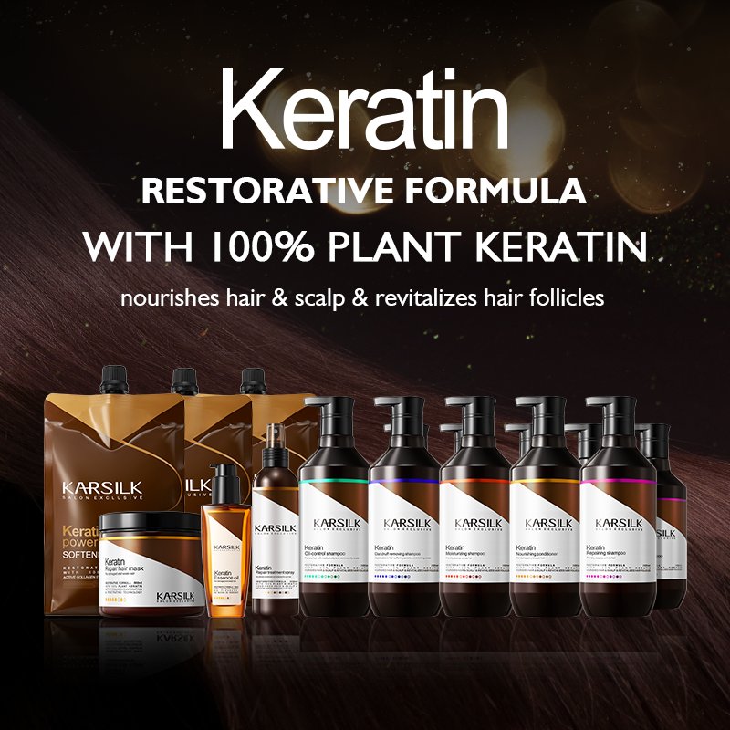 Protein Shampoo and Conditioner Set Wholesale Private Label Moisturizing Vegan Brazilian for Dry Hair Daily Moisture Renewal
