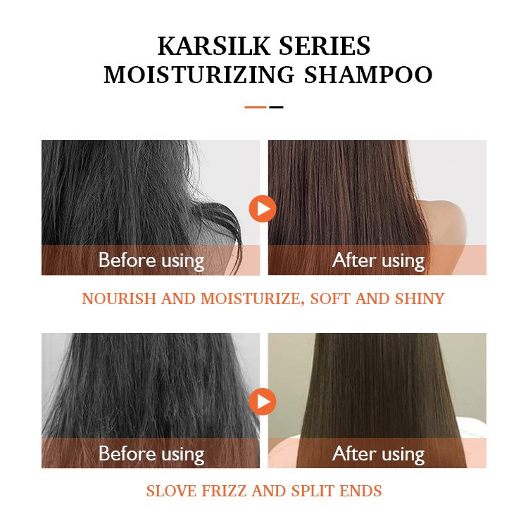 Protein Shampoo and Conditioner Set Wholesale Private Label Moisturizing Vegan Brazilian for Dry Hair Daily Moisture Renewal